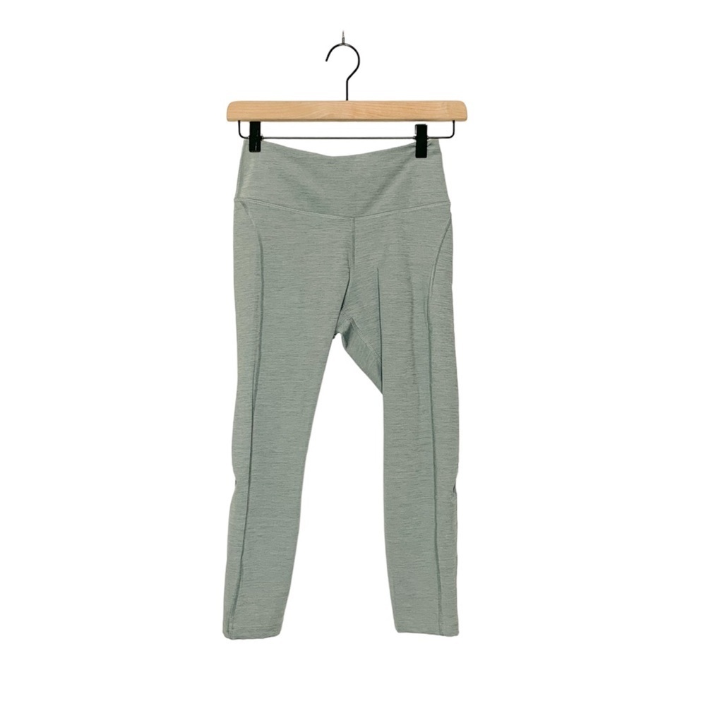 Nike Dri Fit Athletic Workout Capris Legging Grey Small‎ S